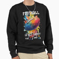 Football Is All About X And O Sweatshirt - Aesthetic Graphic for Adults - T-Shirt, Sweatshirt, Hoodie