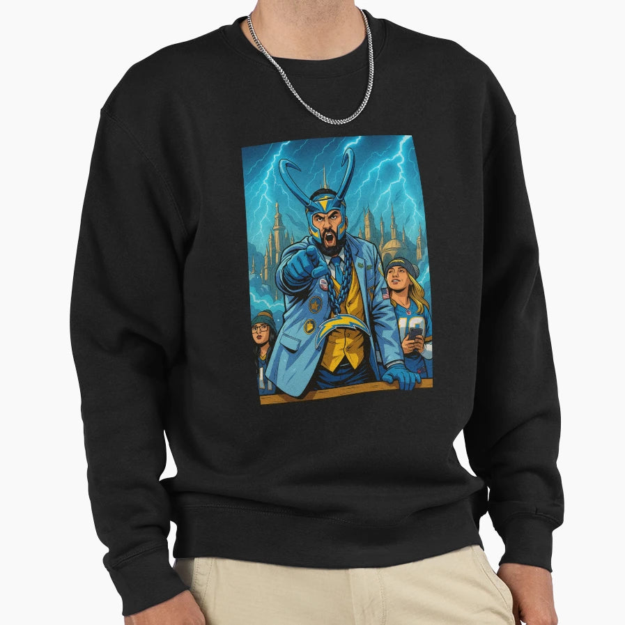 Loki Sweatshirt - Minimalist Print Men Women - T-Shirt, Sweatshirt, Hoodie