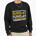 Kc Sunday Funday Kansas City Kc Sweatshirt - Aesthetic Graphic for Adults - T-Shirt, Sweatshirt, Hoodie