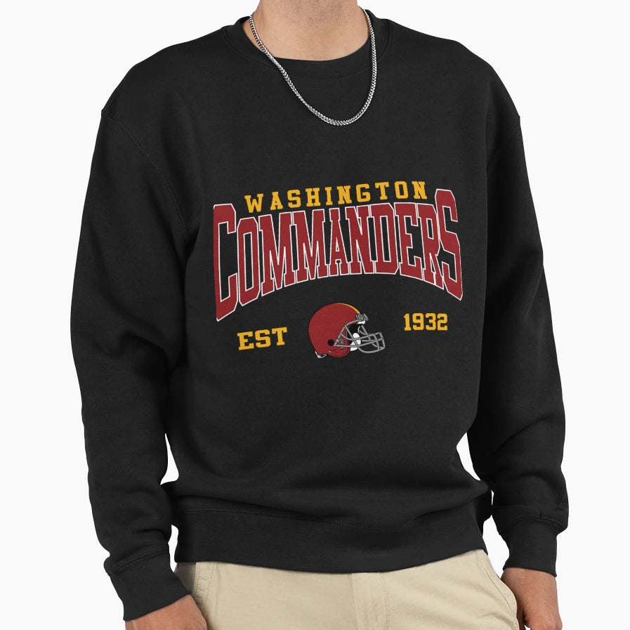 Art Washington Commanders Sweatshirt - Custom Art Print Unisex - T-Shirt, Sweatshirt, Hoodie