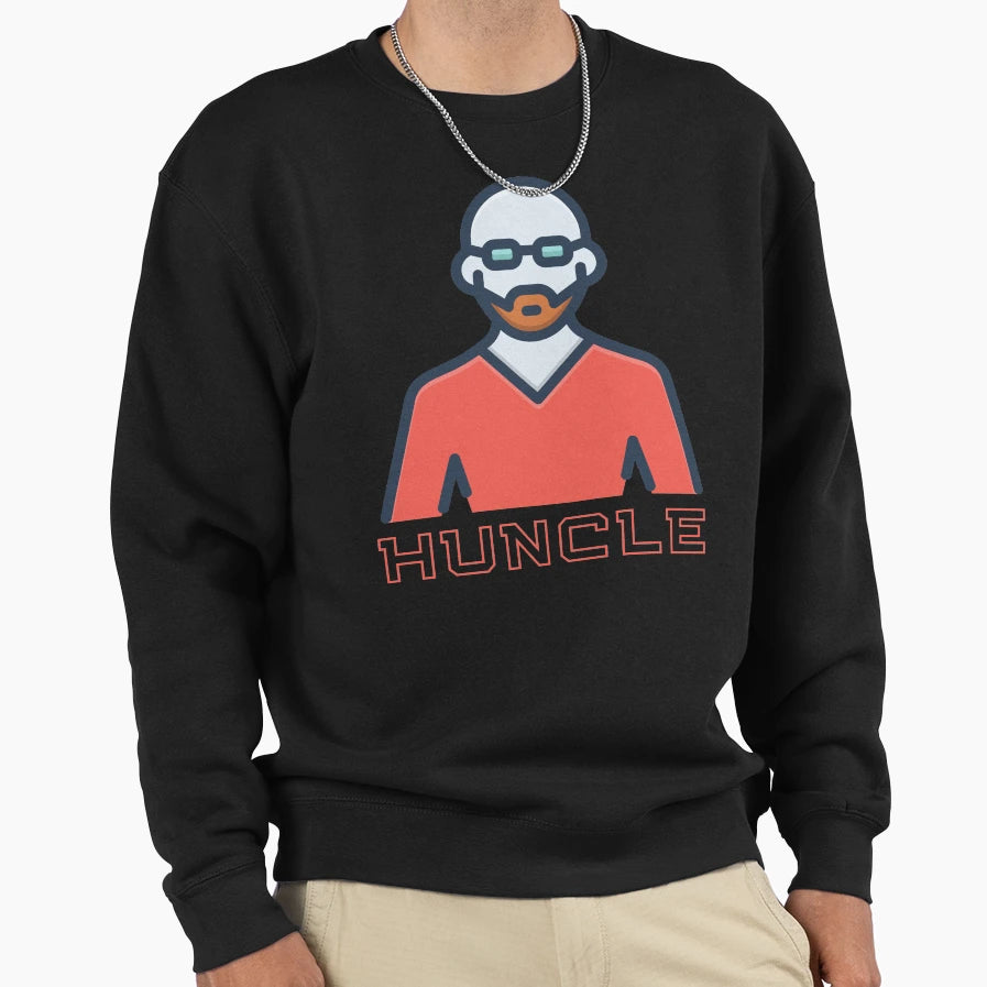 Mens Huncle Gift Handsome Hunky Sweatshirt - Fun Novelty Design for Adults - T-Shirt, Sweatshirt, Hoodie