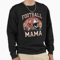 Football Mama Fall Coquette Bow Sweatshirt - Trendy Graphic Unisex - T-Shirt, Sweatshirt, Hoodie