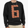 Player Number 6 Six American Football Sweatshirt - Minimalist Print Unisex - T-Shirt, Sweatshirt, Hoodie