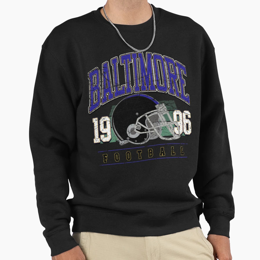 Art Baltimore Ravens Sweatshirt - Casual Everyday Wear Unisex - T-Shirt, Sweatshirt, Hoodie