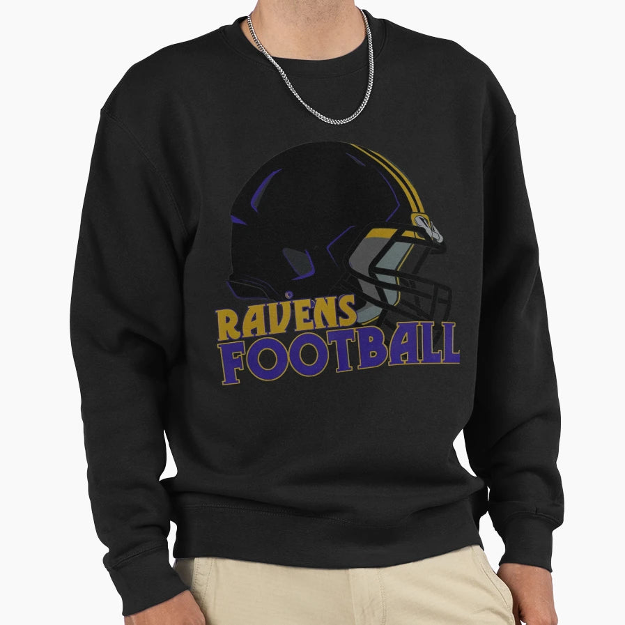 Art Baltimore Ravens Sweatshirt - Custom Art Print Unisex - T-Shirt, Sweatshirt, Hoodie