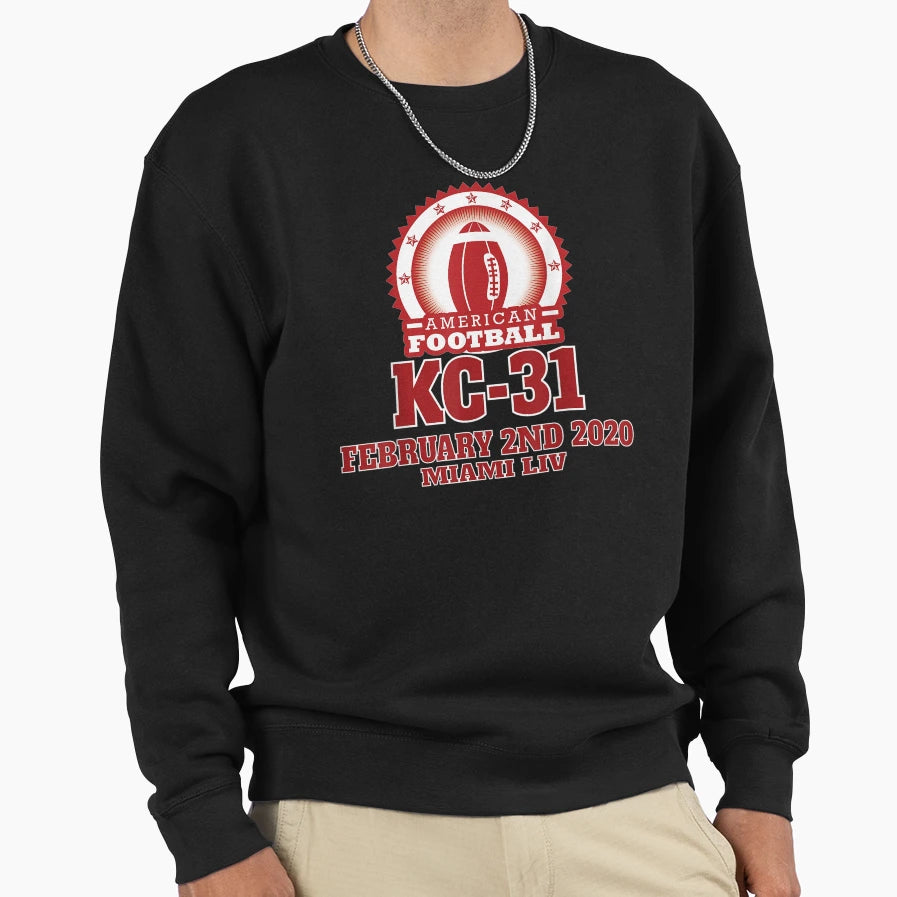 American Football Kc 31 February 2Nd Sweatshirt - Unique Graphic Unisex - T-Shirt, Sweatshirt, Hoodie