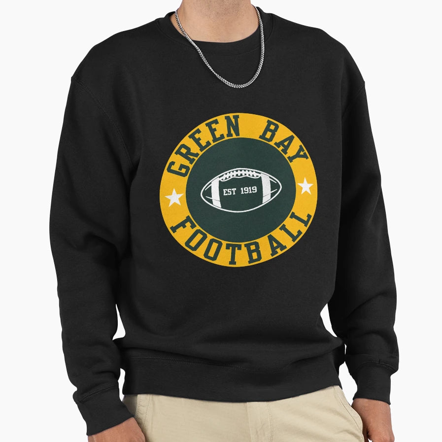 Green Bay Football Sweatshirt - Minimalist Print for Adults - T-Shirt, Sweatshirt, Hoodie
