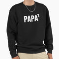 Papa 2 Papa Squared Grandpa From Sweatshirt - Graphic Print for Adults - T-Shirt, Sweatshirt, Hoodie