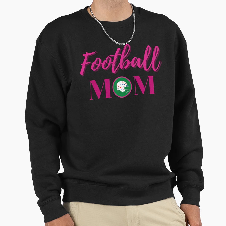Footbal Mom Sweatshirt - Minimalist Print for Adults - T-Shirt, Sweatshirt, Hoodie