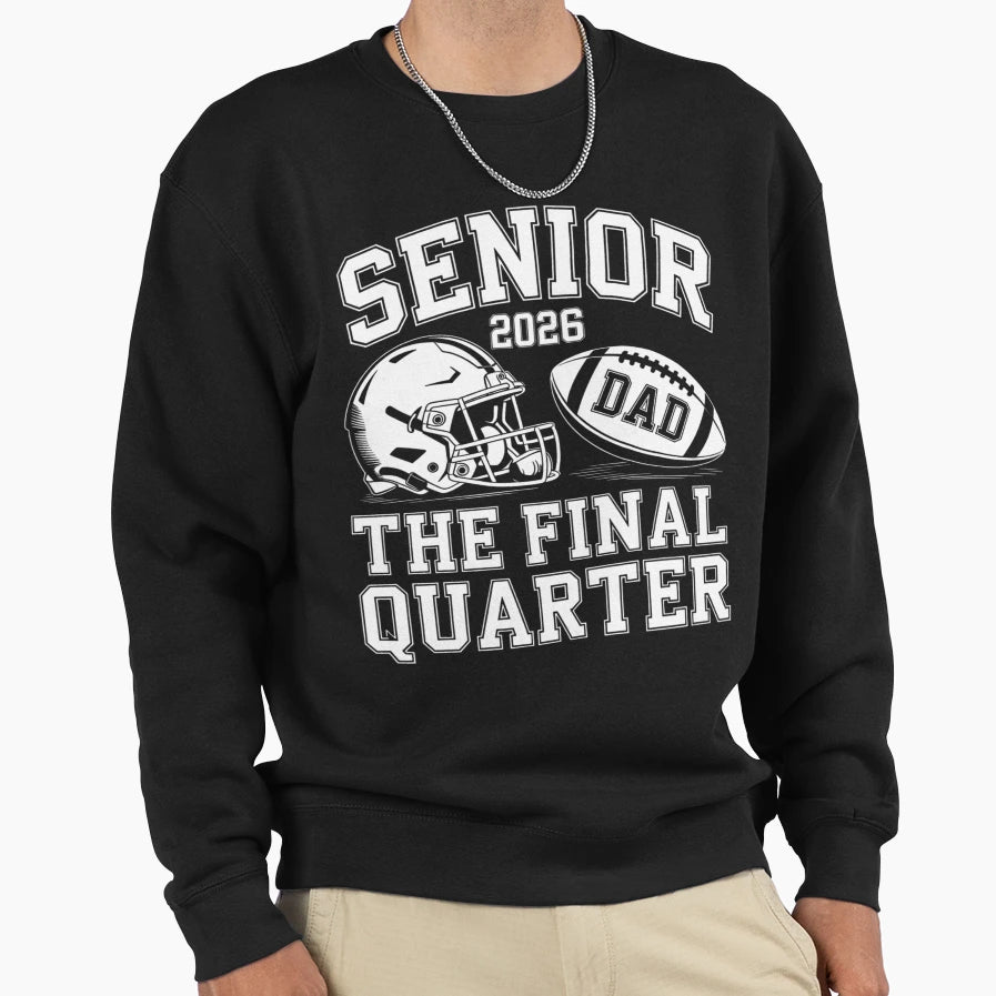 Football Senior 2026 Sweatshirt - Trendy Graphic for Adults - T-Shirt, Sweatshirt, Hoodie