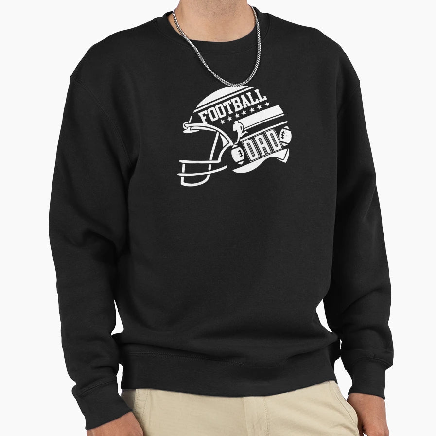 Football Dad Helme Sweatshirt - Aesthetic Graphic Unisex - T-Shirt, Sweatshirt, Hoodie