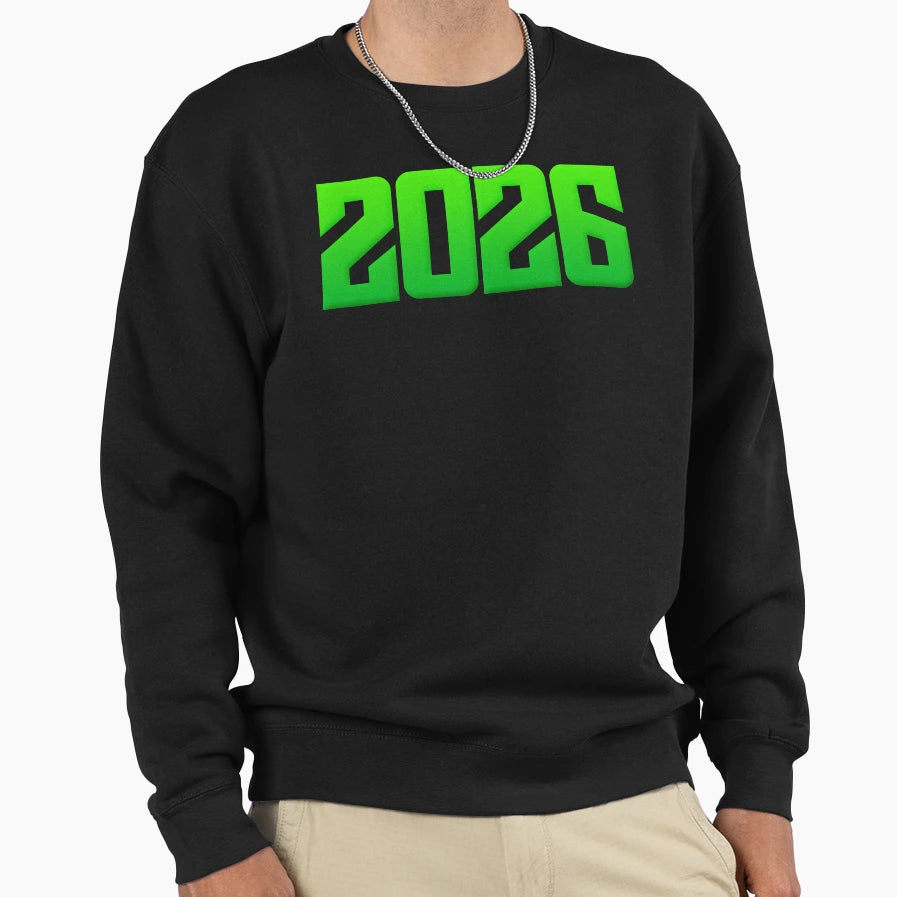 2026 Epic Green Sweatshirt - Custom Art Print for Adults - T-Shirt, Sweatshirt, Hoodie