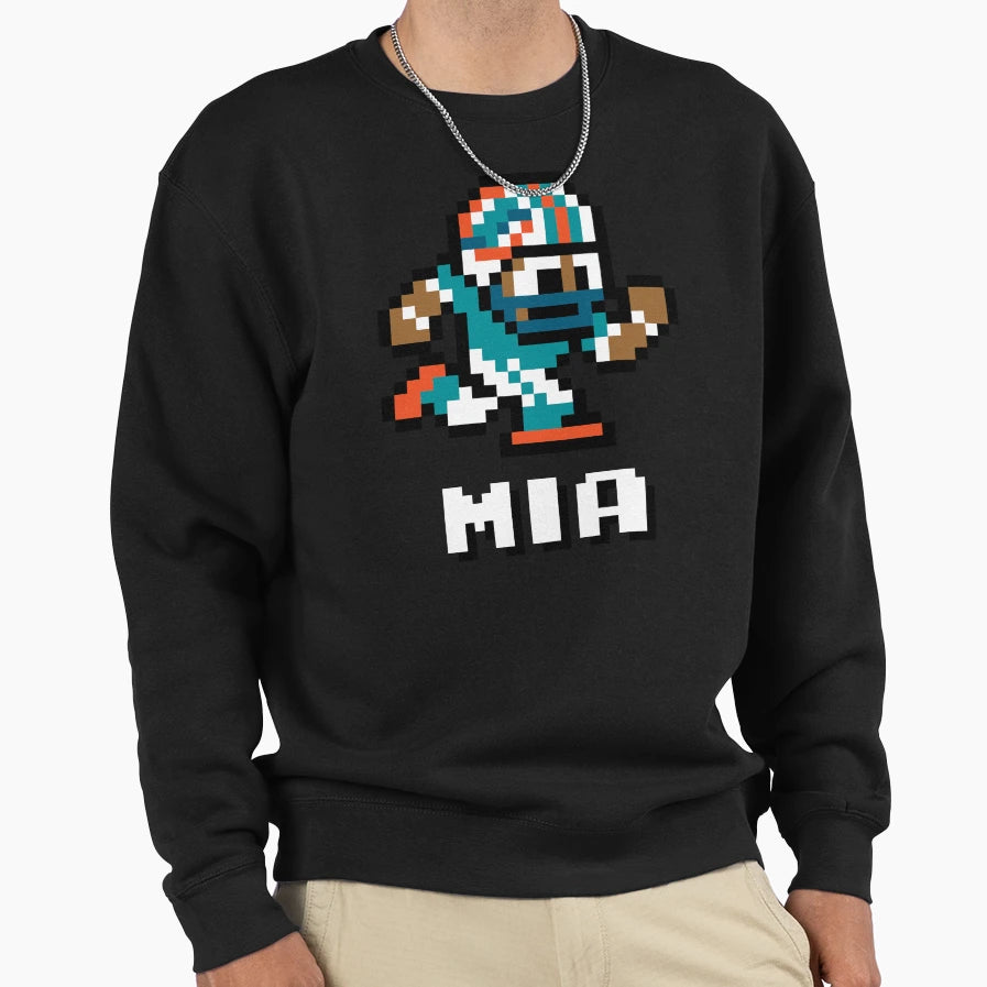Miami Dolphins Tecmo Super Bowl Sweatshirt - Trendy Graphic Men Women - T-Shirt, Sweatshirt, Hoodie