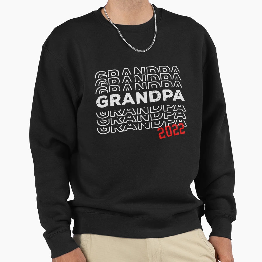 Grandfather 2022 Grunge Sweatshirt - Minimalist Print Men Women - T-Shirt, Sweatshirt, Hoodie