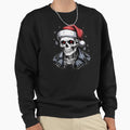 Skull Santas Favorite Human Merry T-Shirt - Minimalist Print for Adults - T-Shirt, Sweatshirt, Hoodie