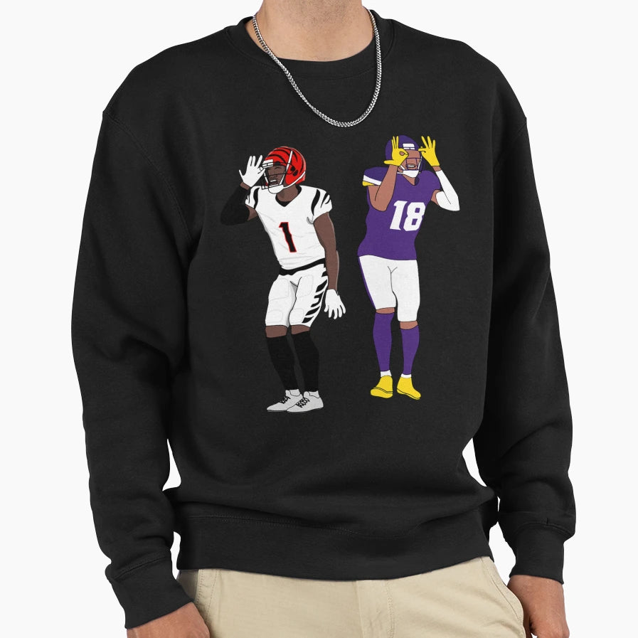 Griddy Duo Sweatshirt - Graphic Print Men Women - T-Shirt, Sweatshirt, Hoodie