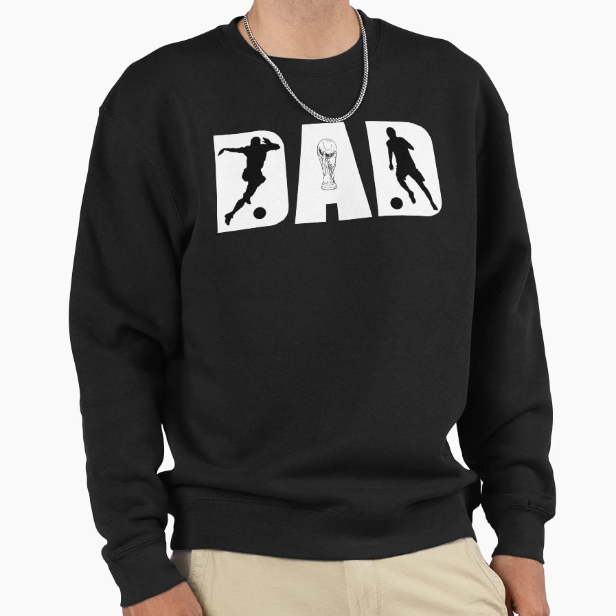 Dad Football Funny Dads Worlds Best T-Shirt - Custom Art Print Unisex - T-Shirt, Sweatshirt, Hoodie