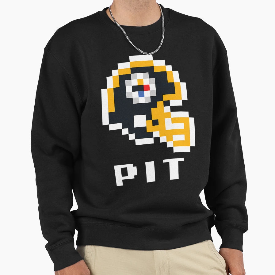 Pittsburgh Steelers Tecmo Super Sweatshirt - Fun Novelty Design Men Women - T-Shirt, Sweatshirt, Hoodie