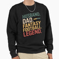Husband Dad Fantasy Football Legend Sweatshirt - Graphic Print for Adults - T-Shirt, Sweatshirt, Hoodie