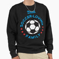Proud Soccer Loving Family Sweatshirt - Aesthetic Graphic for Adults - T-Shirt, Sweatshirt, Hoodie
