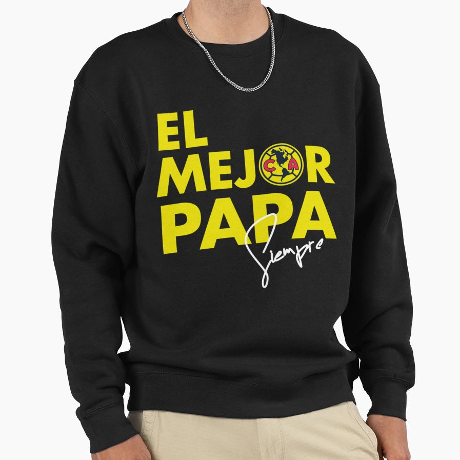 Club America El Mejor Papa Sweatshirt - Minimalist Print Unisex - T-Shirt, Sweatshirt, Hoodie