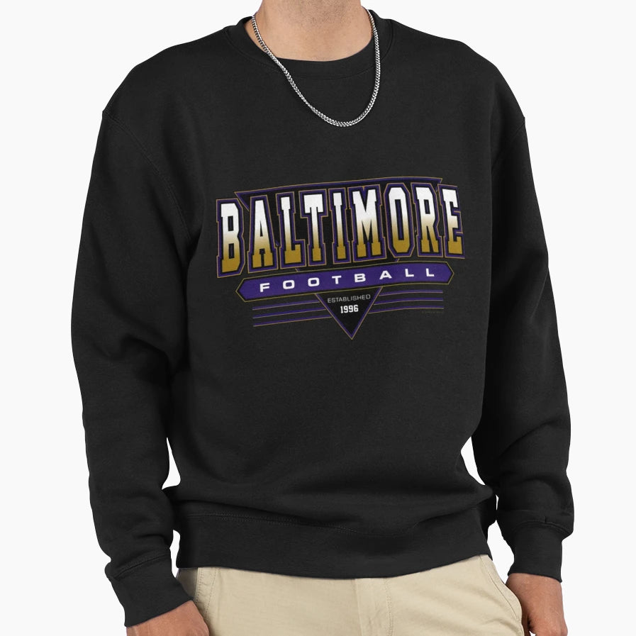 Art Baltimore Ravens Sweatshirt - Casual Everyday Wear Men Women - T-Shirt, Sweatshirt, Hoodie