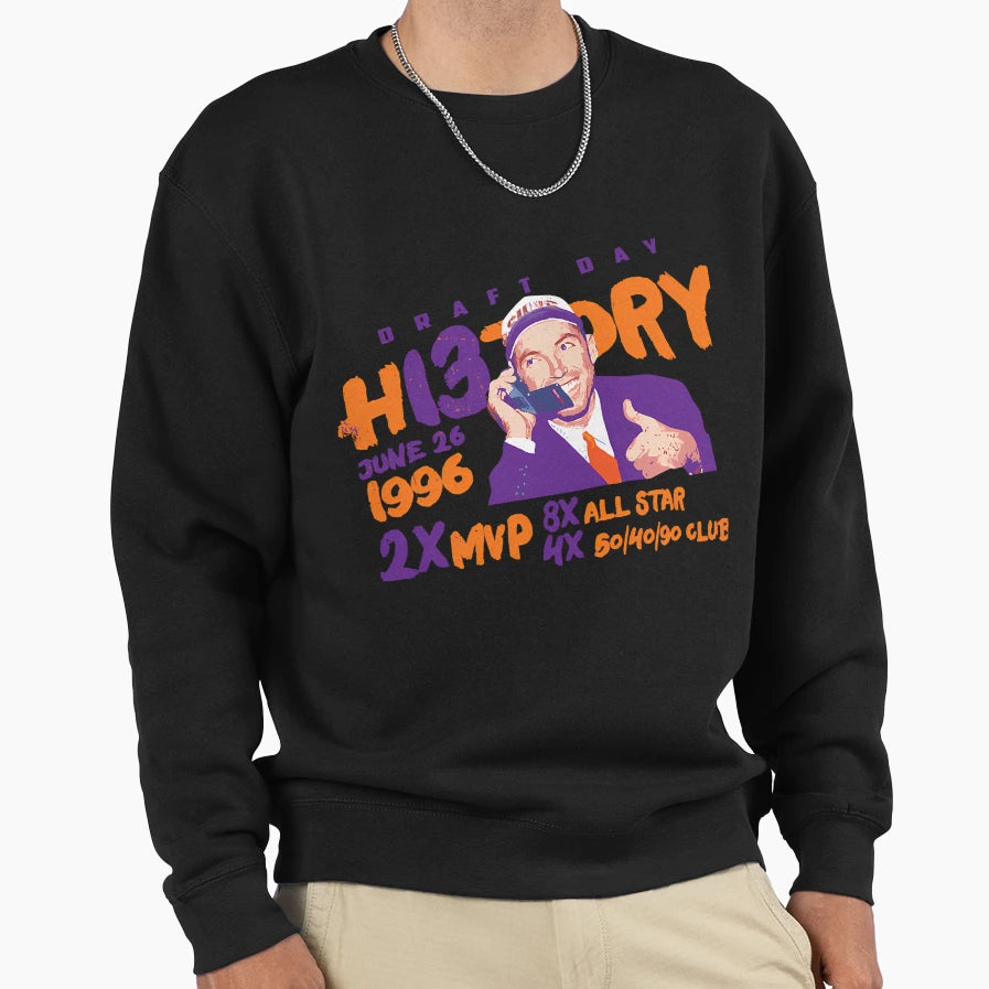 Steve Nash History Sweatshirt - Casual Everyday Wear Men Women - T-Shirt, Sweatshirt, Hoodie