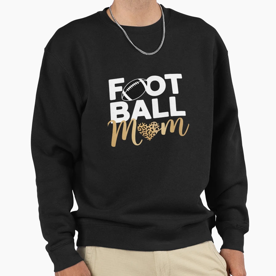 Football Player Mother Football Mom Sweatshirt - Graphic Print for Adults - T-Shirt, Sweatshirt, Hoodie
