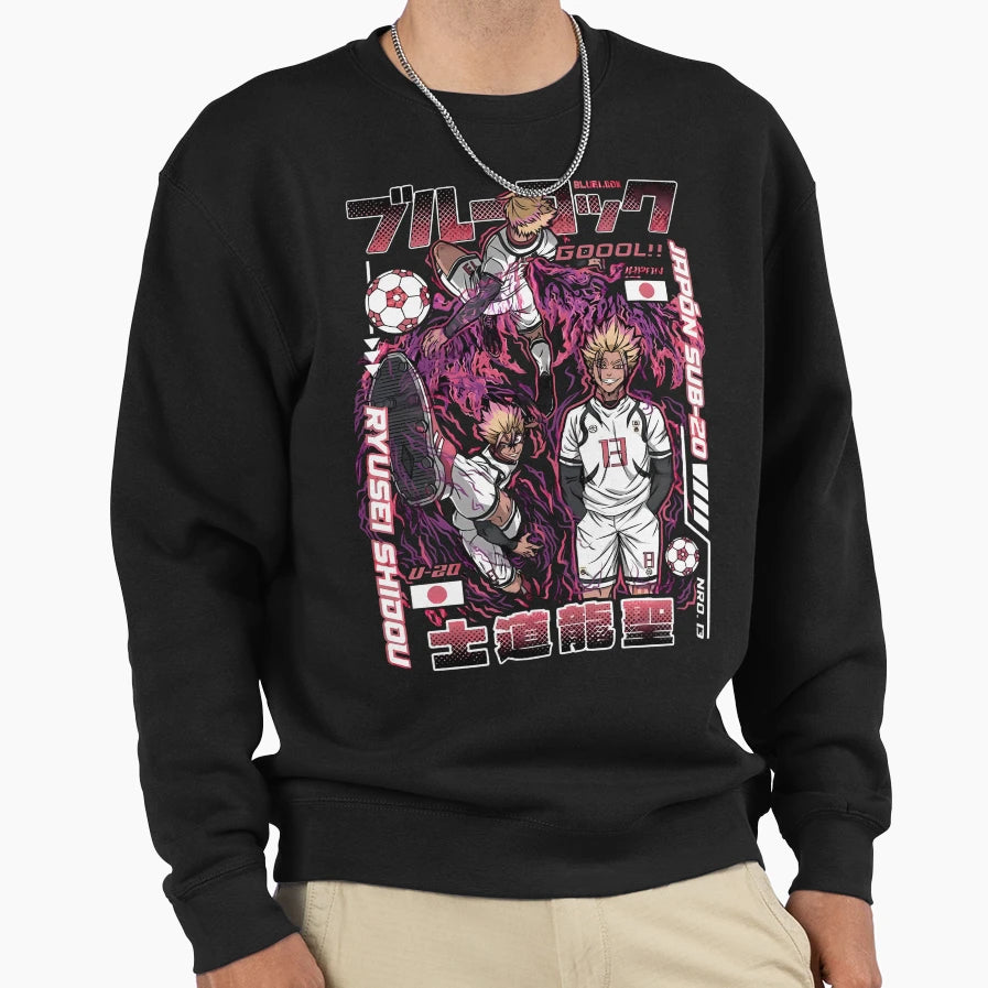 Ryusei Shidou Sweatshirt - Custom Art Print Unisex - T-Shirt, Sweatshirt, Hoodie