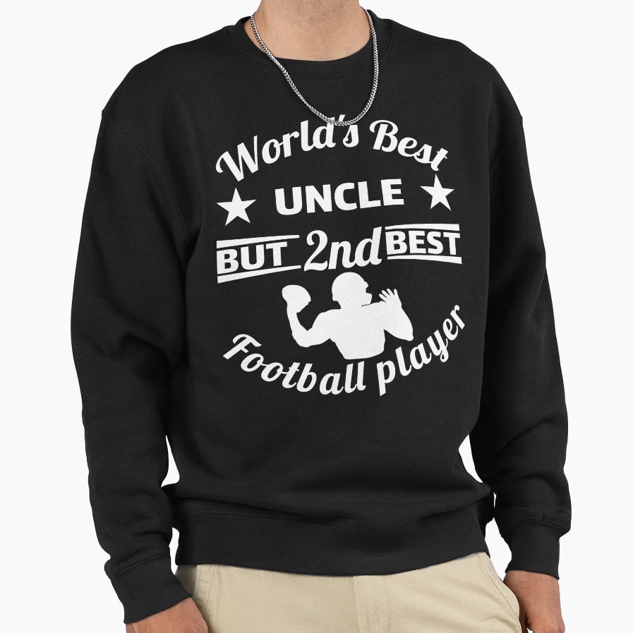 2Nd Best American Football Sweatshirt - Casual Everyday Wear Men Women - T-Shirt, Sweatshirt, Hoodie