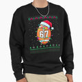 American Football Ball 67 Costume Ugly 6 Sweatshirt - Graphic Print Unisex - T-Shirt, Sweatshirt, Hoodie