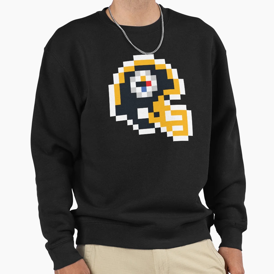 Pittsburgh Steelers 8 Bit Sweatshirt - Custom Art Print for Adults - T-Shirt, Sweatshirt, Hoodie