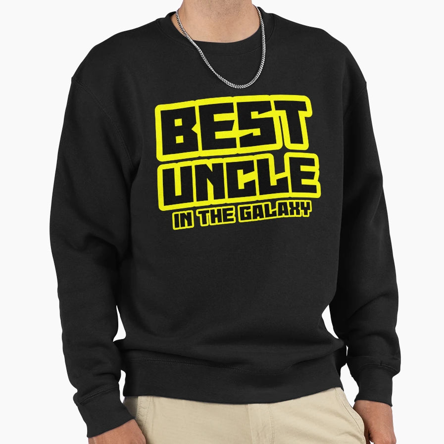 Best Uncle Galaxy Gift Sweatshirt - Minimalist Print for Adults - T-Shirt, Sweatshirt, Hoodie