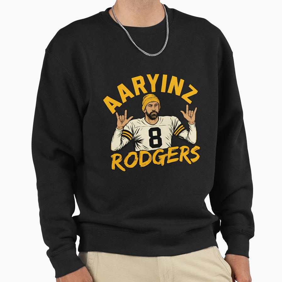 Aarons Aaryinz Rodgers Steelers Meme Sweatshirt - Unique Graphic Unisex - T-Shirt, Sweatshirt, Hoodie