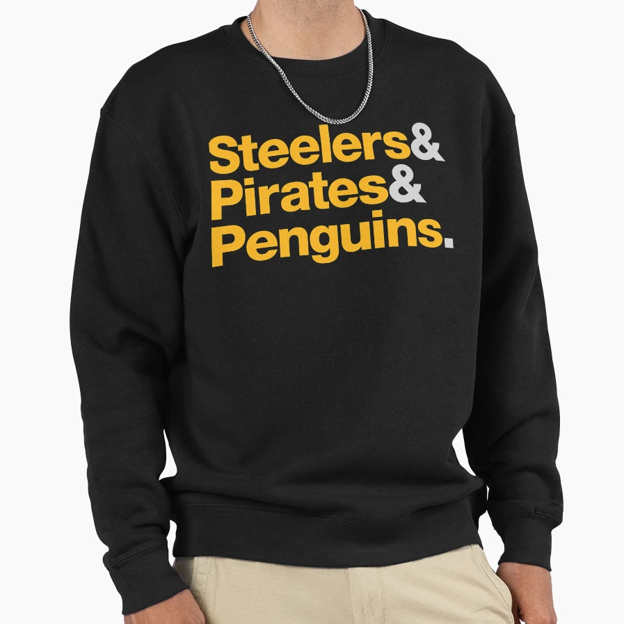 Pittsburgh Sports Teams 412 Sweatshirt - Unique Graphic Men Women - T-Shirt, Sweatshirt, Hoodie