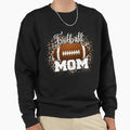 Football Mom Leopard Mothers Day Sweatshirt - Streetwear Style Unisex - T-Shirt, Sweatshirt, Hoodie