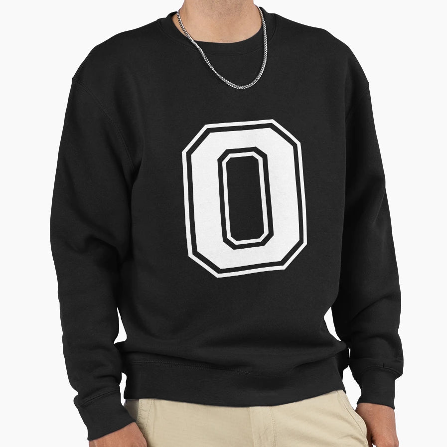 Letter O Sweatshirt - Streetwear Style Men Women - T-Shirt, Sweatshirt, Hoodie