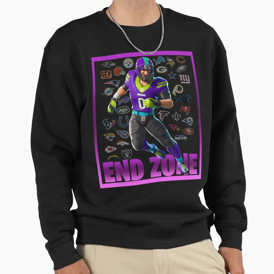 End Zone Sweatshirt - Custom Art Print Unisex - T-Shirt, Sweatshirt, Hoodie