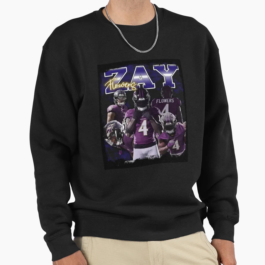 Zay Flowers T-Shirt - Aesthetic Graphic for Adults - T-Shirt, Sweatshirt, Hoodie