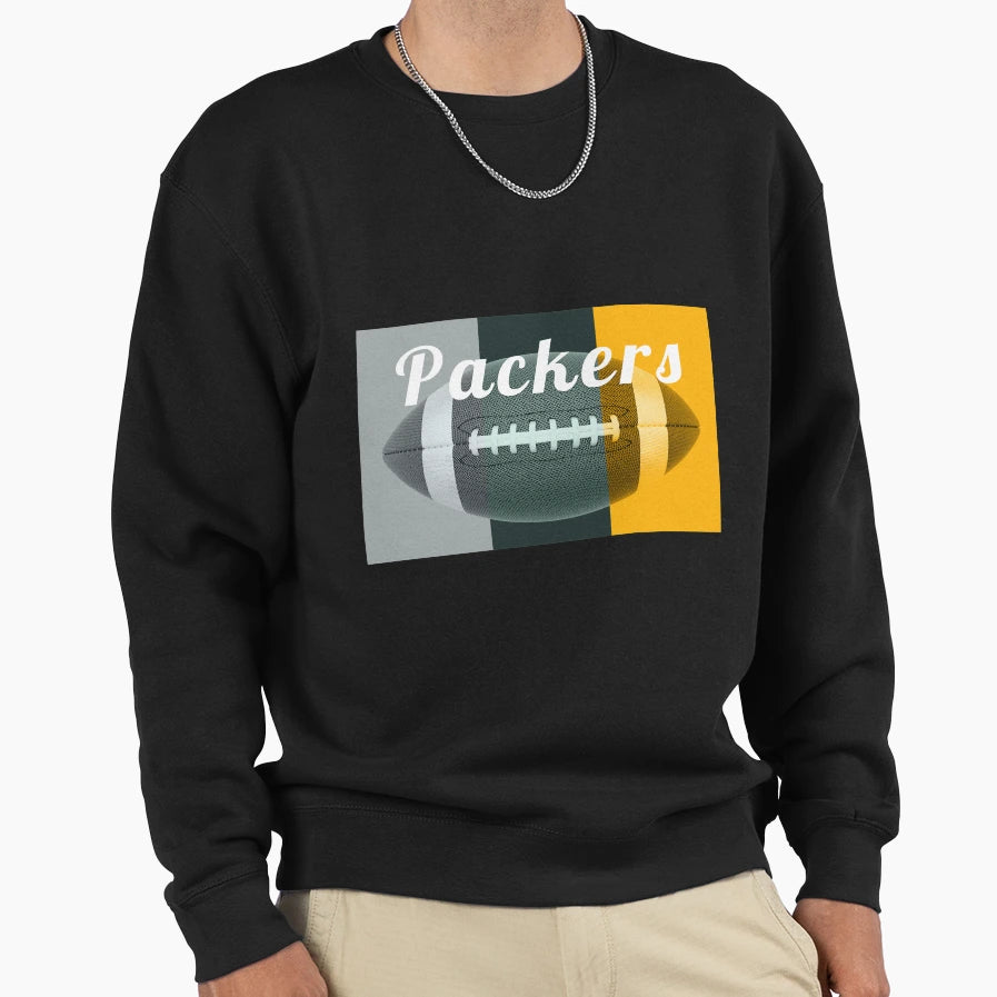 Football American Green Bay Packers Sweatshirt - Custom Art Print Unisex - T-Shirt, Sweatshirt, Hoodie