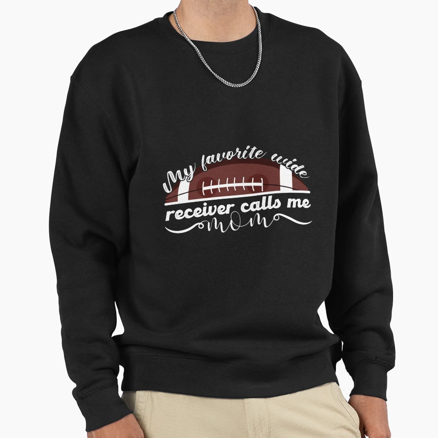 Wide Receiver Sweatshirt - Minimalist Print for Adults - T-Shirt, Sweatshirt, Hoodie