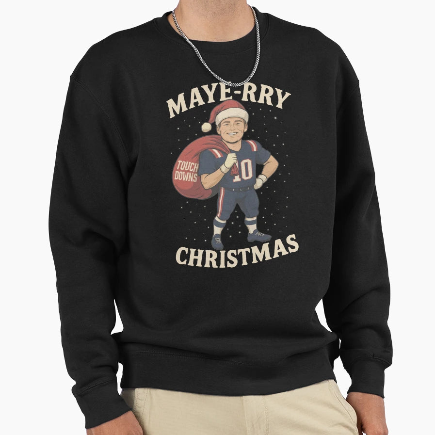 Drake Maye New England Gift Sweatshirt - Custom Art Print Unisex - T-Shirt, Sweatshirt, Hoodie