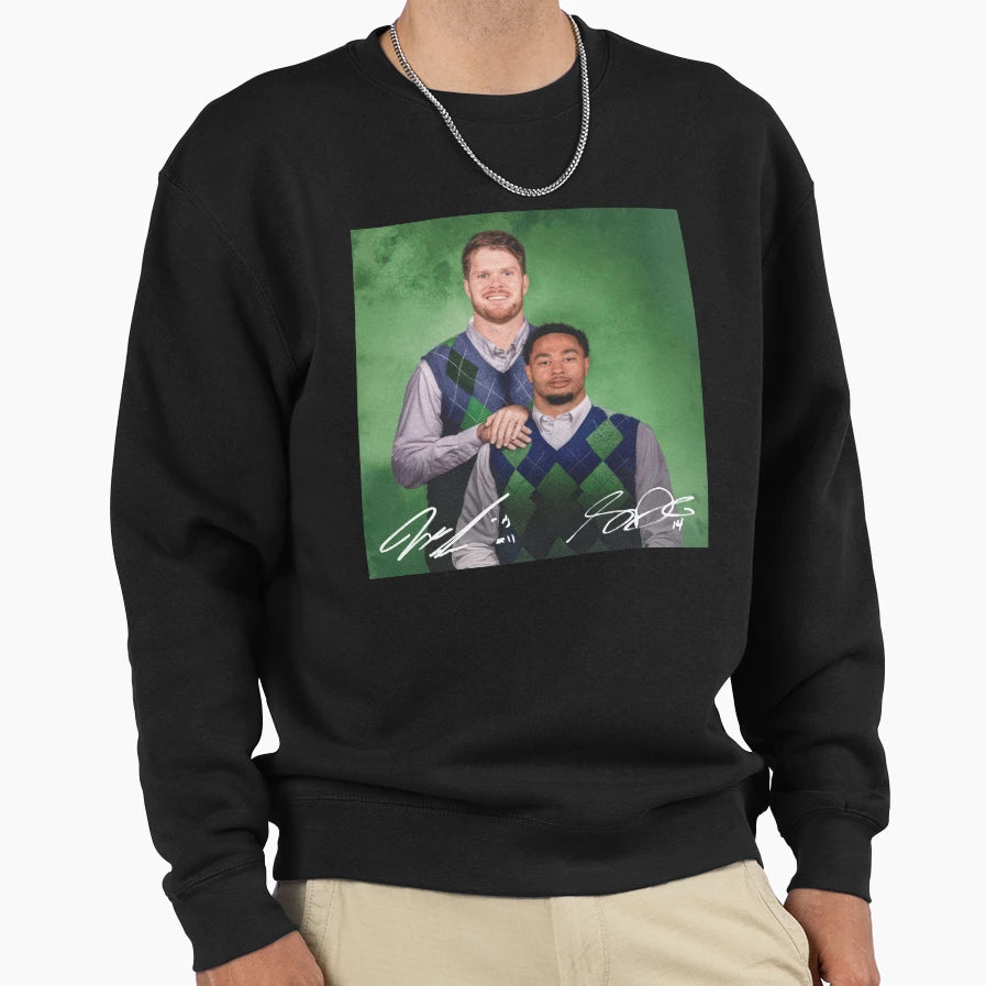 Football Sam Darnold Jaxon Smith Sweatshirt - Unique Graphic Men Women - T-Shirt, Sweatshirt, Hoodie