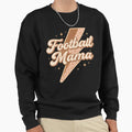 Football Mama Leopard Lightning Sweatshirt - Minimalist Print Men Women - T-Shirt, Sweatshirt, Hoodie