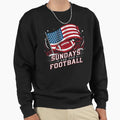 Sundays Are Football Sweatshirt - Aesthetic Graphic for Adults - T-Shirt, Sweatshirt, Hoodie