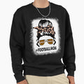 Bleached Football Leopard And Sweatshirt - Fun Novelty Design Men Women - T-Shirt, Sweatshirt, Hoodie
