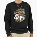 Baseball Nana Leopard Mothers Day Sweatshirt - Minimalist Print Men Women - T-Shirt, Sweatshirt, Hoodie