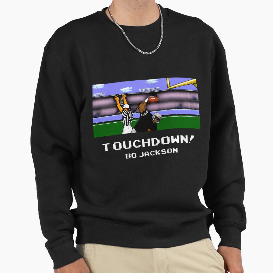 Touchdown Bo Sweatshirt - Novelty Apparel Unisex - T-Shirt, Sweatshirt, Hoodie