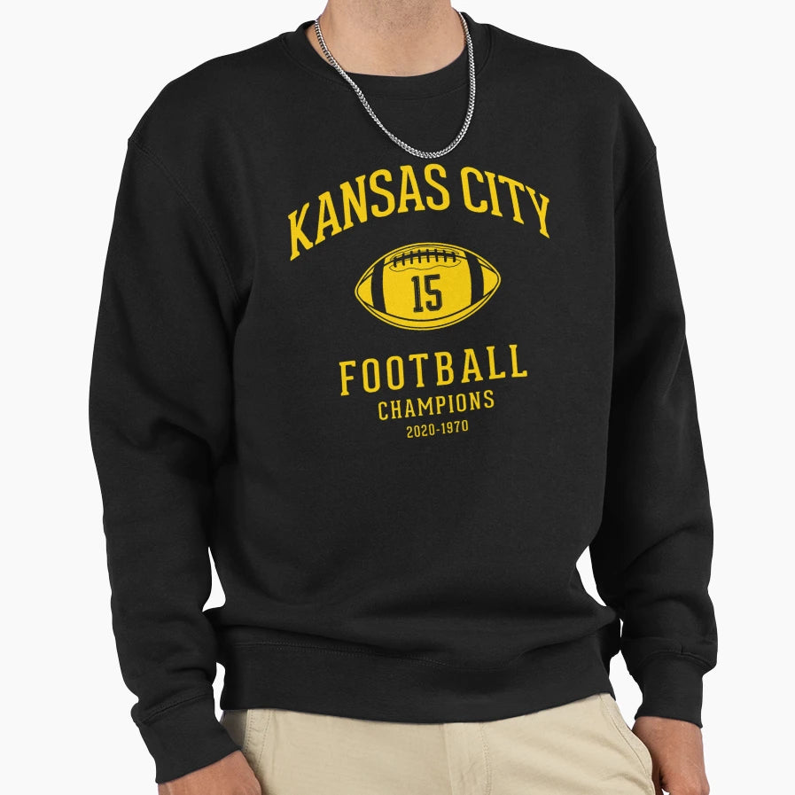 Kansas City Chiefs 2020 Campions Sweatshirt - Aesthetic Graphic Men Women - T-Shirt, Sweatshirt, Hoodie