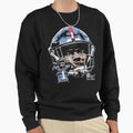 Malik Nabers New York G Helmet Sweatshirt - Trendy Graphic Men Women - T-Shirt, Sweatshirt, Hoodie